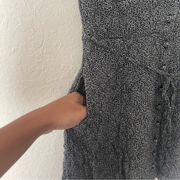 Abercrombie & Fitch puff sleeve mini dress w. Pockets! | button down | mini - Picture 6 of 7